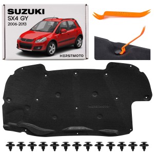 SUZUKI SX4 I GY 2006-2013 WYGŁUSZENIE MASKI Z KOMPLETEM SPINEK 7244079J12
