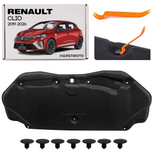 RENAULT CLIO V 2019-2026 WYGŁUSZENIE MASKI Z KOMPLETEM SPINEK 658402884R