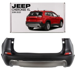 JEEP CHEROKEE V KL 2018-2023 PO FACELIFTINGU KOMPLETNY ZDERZAK TYLNY BEZ PDC 68407957AA