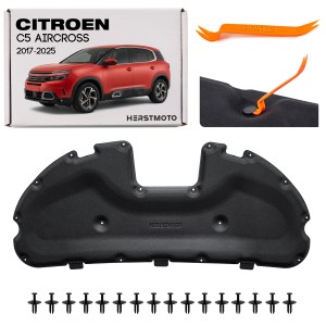 CITROEN C5 AIRCROSS I 2017-2025 WYGŁUSZENIE MASKI Z KOMPLETEM SPINEK 9825663480