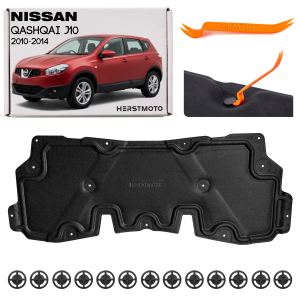 NISSAN QASHQAI I J10 2010-2014 PO FACELIFTINGU WYGŁUSZENIE MASKI 65840BR00A