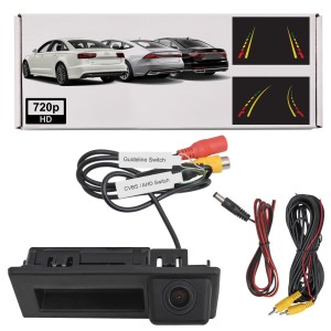 AUDI A6 C7 A7 C7 A8 2015-2021 KAMERA COFANIA FULL HD DYNAMICZNE LINIE ZINTEGROWANA Z KLAMKĄ KLAPY TYLNEJ