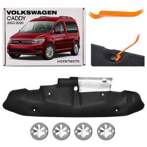 VOLKSWAGEN CADDY III 2003-2020 WYGŁUSZENIE PODSZYBIA + SPINKI 1T0863993G