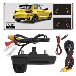 AUDI A1 GB 2018+ KAMERA COFANIA FULL HD DYNAMICZNE LINIE ZINTEGROWANA Z KLAMKĄ KLAPY TYLNEJ