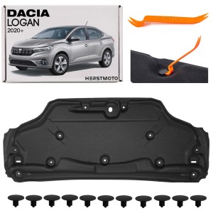 DACIA LOGAN III 2020+ WYGŁUSZENIE MASKI ZE SPINKAMI 658403578R