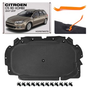 CITROEN C5 II RD 2007-2017 KOMBI WYGŁUSZENIE MASKI ZE SPINKAMI 7979C4