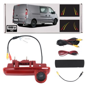 FIAT TALENTO 2016-2020 KAMERA COFANIA FULL HD DYNAMICZNE LINIE NAD DRZWI BAGAŻOWE W MIEJSCE ŚWIATŁA STOPU