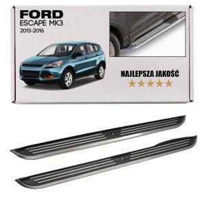 FORD ESCAPE MK3 III 2013-2016 PRZED FACELIFTINGIEM STOPNIE BOCZNE PROGI LISTWY
