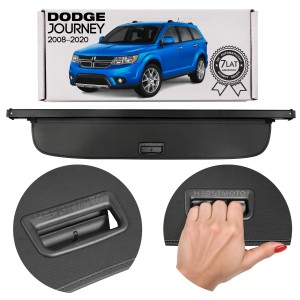 DODGE JOURNEY 2008–2020 7 OSOBOWY ROLETA BAGAŻNIKA CZARNA 1DD79DX9AC