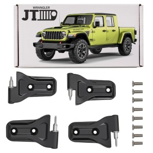 JEEP GLADIATOR 2018+ ALUMINIOWE ZAWIASY PRZEDNICH DRZWI KOMPLET 68297680AF