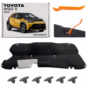TOYOTA AYGO X 2022+ WYGŁUSZENIE MASKI Z KOMPETEM SPINEK 53341-0H070