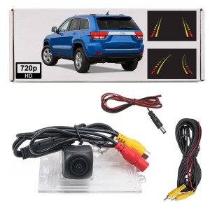 JEEP GRAND CHEROKEE IV 2010-2013 PRZED LIFTINGIEM KAMERA COFANIA FULL HD DYNAMICZNE LINIE