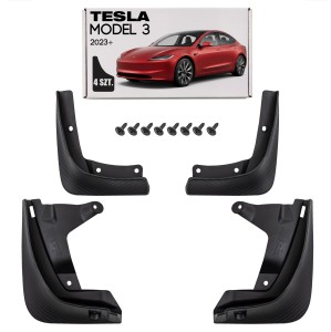 TESLA MODEL 3 2023+ PO FACELIFTINGU CHLAPACZE CARBON FIBER KOMPLET