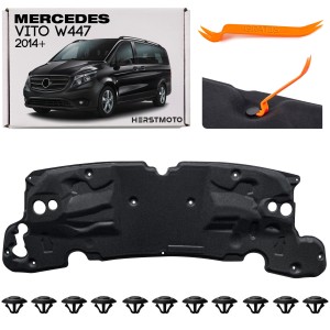 MERCEDES VITO III W447 2014+ WYGŁUSZENIE MASKI ZE SPINKAMI A4476825200