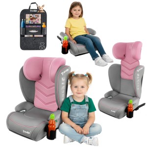LAURA FOTELIK SAMOCHODOWY PODSTAWKA 2w1 I SIZE 100-150 CM R129 ISOFIX
