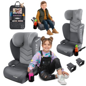 LUNA FOTELIK SAMOCHODOWY PODSTAWKA 2w1 I SIZE 100-150 CM R129 ISOFIX