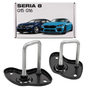 BMW SERIA 8 G15 G16 2018+ GÓRNY RYGIEL ZAMEK MASKI 51237473707
