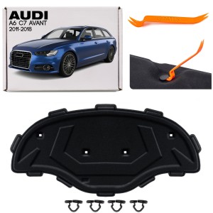 AUDI A6 C7 AVANT 2011-2018 WYGŁUSZENIE MASKI Z KOMPLETEM SPINEK 4G0863825