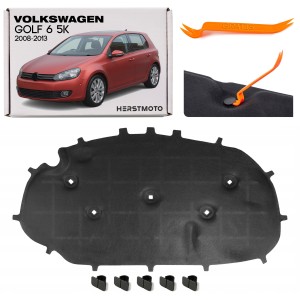 VOLKSWAGEN GOLF 6 VI 5K 2008-2013 WYGŁUSZENIE MASKI 5K0863831G
