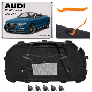AUDI A5 8T CABRIO 2009-2017 WYGŁUSZENIE MASKI KOMPLET ZE SPINKAMI 8T0863825H