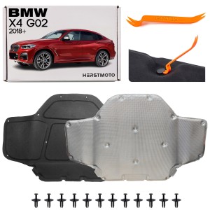 BMW X4 G02 2018+ WYGŁUSZENIE MASKI ZWIĘKSZONA IZOLACJA TERMICZNA 51487395564