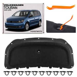 VOLKSWAGEN TOURAN I 2010-2015 PO DRUGIM FACELIFTINGU WYGŁUSZENIE MASKI 1T0863831G
