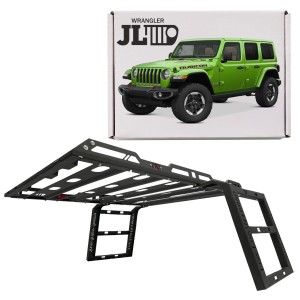 JEEP WRANGLER JL 2018+ BAGAŻNIK DACHOWY Z DRABINKĄ STAL