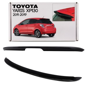 TOYOTA YARIS III XP130 2011-2019 SPOILER TYLNY CZARNY LAKIEROWANY PIANO BLACK