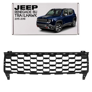 JEEP RENEGADE I BU 2015-2022 TRAILHAWK GRILL ZDERZAKA ATRAPA CHŁODNICY KRATKA PLASTER MIODU 5XB46LXHAA