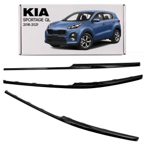 KIA SPORTAGE IV QL 2018-2021 PO LIFTINGU LISTWA PRZEDNIEGO ZDERZAKA CZARNA LEWA 86595F1510