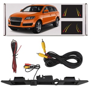 AUDI Q7 I 4L 2005-2015 KAMERA COFANIA DYNAMICZNE LINIE Z KLAMKĄ KLAPY TYLNEJ