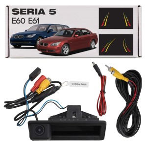 BMW SERIA 5 E60 E61 2003-2010 KAMERA COFANIA DYNAMICZNE LINIE KLAMKA KLAPY TYLNEJ