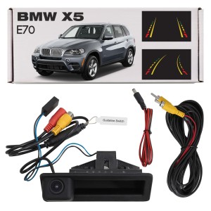 BMW X5 E70 2006-2013 KAMERA COFANIA DYNAMICZNE LINIE KLAMKA KLAPY TYLNEJ