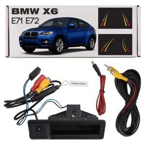 BMW X6 E71 E72 2007-2014 KAMERA COFANIA DYNAMICZNE LINIE KLAMKA KLAPY TYLNEJ