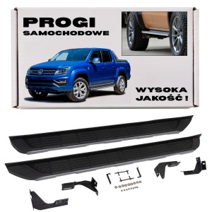 VOLKSWAGEN AMAROK I 2009-2020 STOPNIE BOCZNE PROGI SAMOCHODOWE