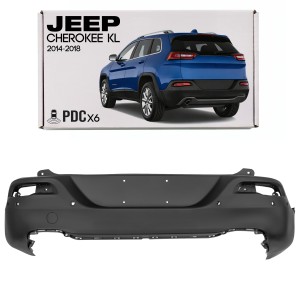 JEEP CHEROKEE V KL 2014-2018 PRZED FACELIFTINGIEM ZDERZAK TYLNY 6X PDC 68232318AB