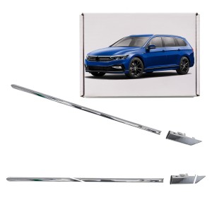VW PASSAT B8 R-LINE 2019-2022 CHROMOWANA LISTWA PRZEDNIEGO ZDERZAKA LEWA 3G0853253E 3G0853253G