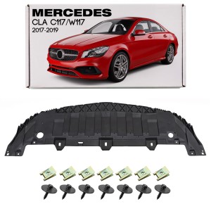 MERCEDES CLA C117 W117 2017-2019 PO FACELIFTINGU OSŁONA PRZEDNIEGO ZDERZAKA Z KOMPLETEM ŚRUB A1178850100