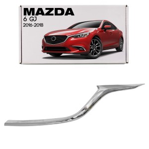 MAZDA 6 III GJ 2016-2018 PO PIERWSZYM LIFTINGU LISTWA CHROMOWANA ATRAPY CHŁODNICY LEWA G46L507K1