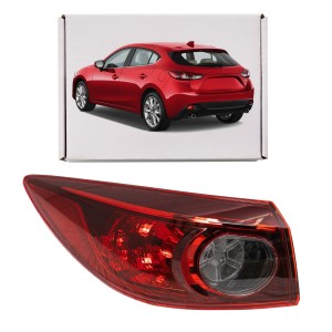 MAZDA 3 III BM 2014-2016 HATCHBACK PRZED FACELIFTINGIEM LAMPA TYLNA KAROSERYJNA LEWA B45C51160C