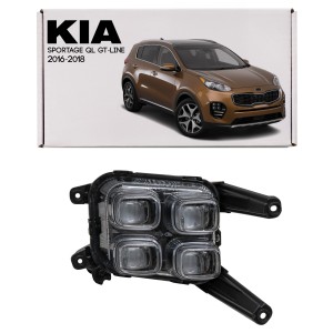 KIA SPORTAGE IV QL 2016-2018 GT-LINE PRZED LIFTINGIEM LAMPA PRZECIWMGIELNA LED PRZEDNIA PRAWA 92202F1100
