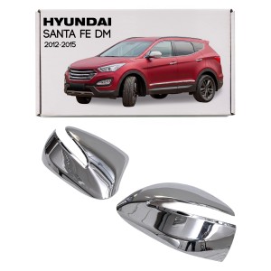 HYUNDAI SANTA FE III DM 2012-2015 PRZED LIFTINGIEM CHROMOWANE NAKŁADKI NA LUSTERKA WYPRZEDAŻ
