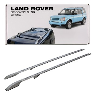 LAND ROVER DISCOVERY 3 L319 2004-2009 RELINGI DACHOWE SREBRNE STYL OEM VPLAR0075