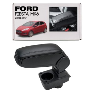 FORD FIESTA MK6 2008-2017 PODŁOKIETNIK CZARNY