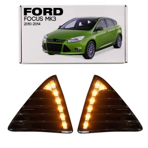 FORD FOCUS MK3 III 2010-2014 ŚWIATŁA DO JAZDY DZIENNEJ DRL LED 14W