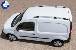 FIAT DOBLO II 2010+ (wersja krótka) RELINGI DACHOWE ALUMINIOWE SREBRNE
