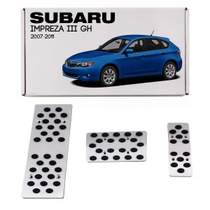 SUBARU IMPREZA III GH 2007-2011 AUTOMAT NAKŁADKI NA PEDAŁY