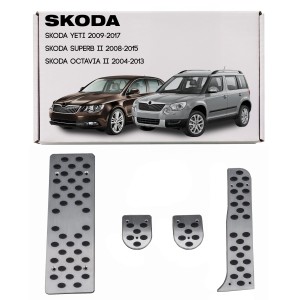 SKODA MANUAL NAKŁADKI NA PEDAŁY KOMPLET