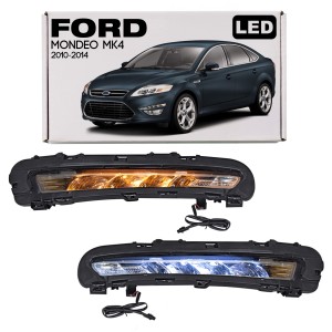 FORD MONDEO MK4 IV 2010-2014 ŚWIATŁA DO JAZDY DZIENNEJ LED