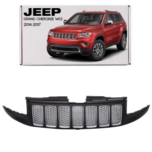JEEP GRAND CHEROKEE IV WK2 2014-2017 PO FACELIFTINGU ATRAPA GRILL CHROMOWANY 5RM46TZZAA